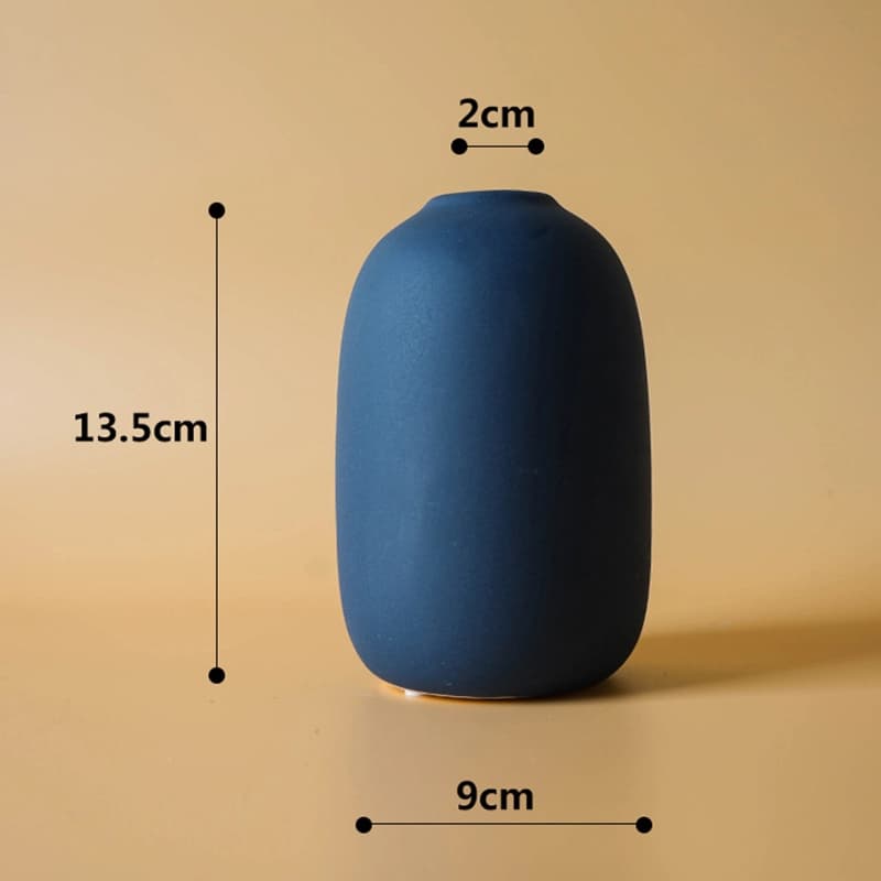 Wazon ceramiczny nowoczesny prosty jednokolorowy, prosta sztuka, dekoracja